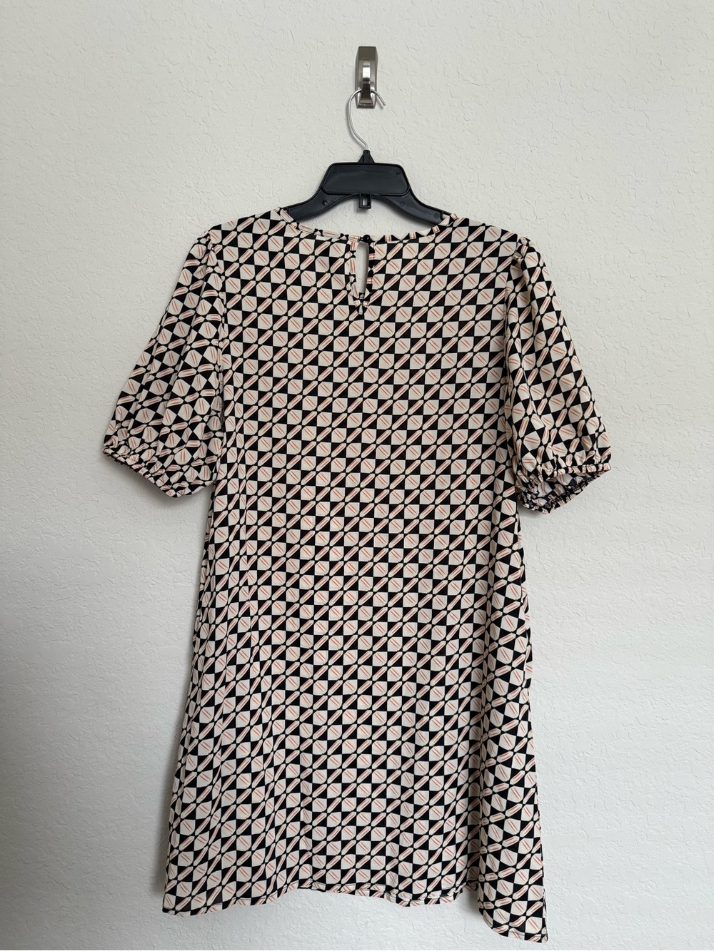 NWOT Emery Rose Retro Print Shift Dress Size XL 60s 70s Hippie Mod Style - Picture 2 of 5